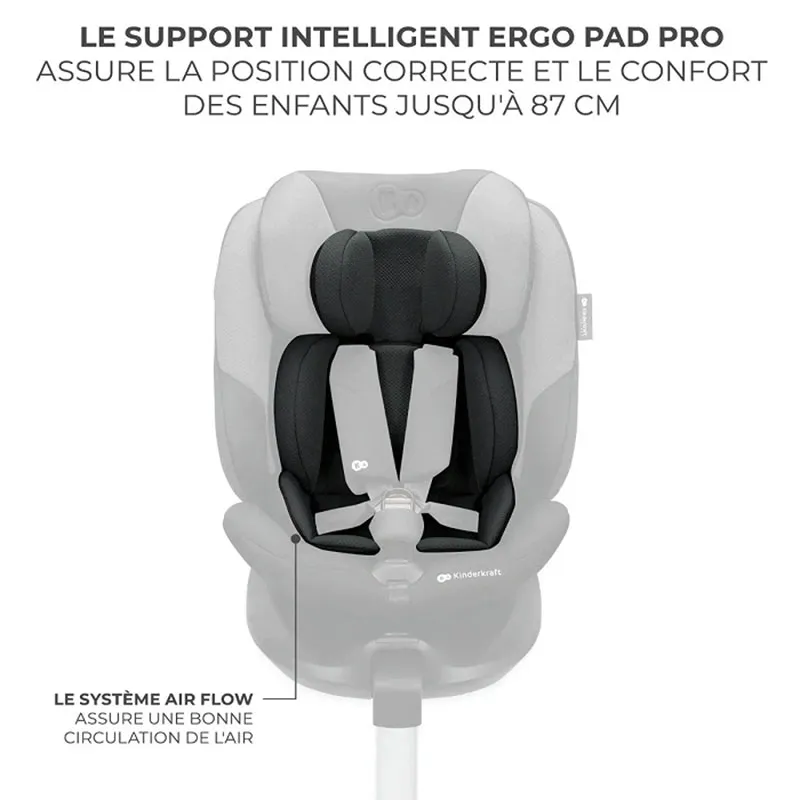 Siège-auto 360° I-FIX i-Size/Isofix 40-150cm - Noir-10
