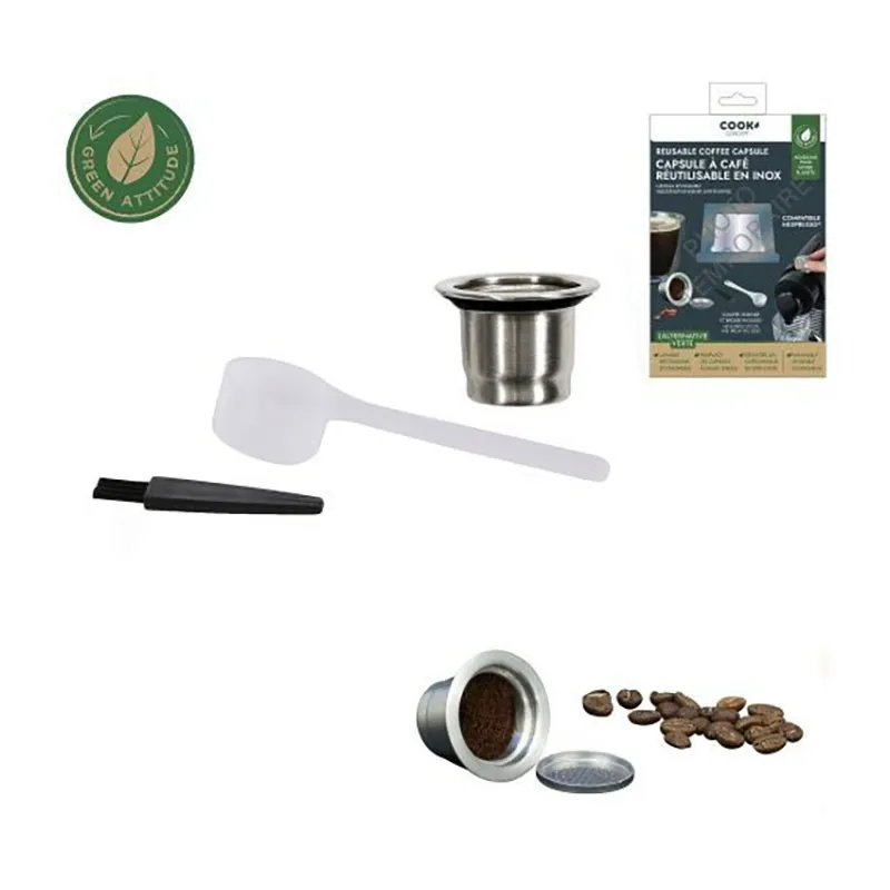 Capsule réutilisable Nespresso - 3,7x3,7x2,7cm-2