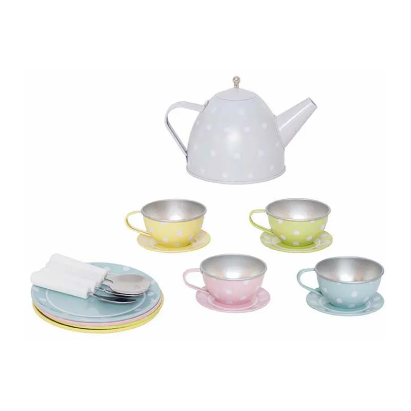 Panier avec service à thé  - 18pcs-1
