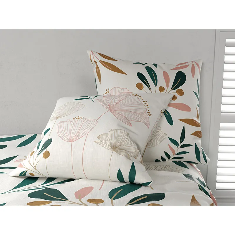 Parure 3pcs Coton Canas Kano Beige-2