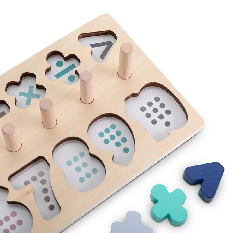 Puzzle pour apprendre les chiffres & apprendre à compter - 4+-2