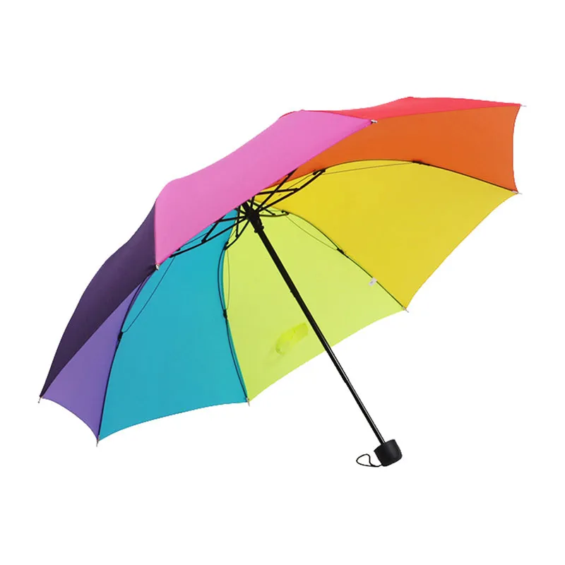 Parapluie pliant léger Rainbow LMDP - Multicolore-0