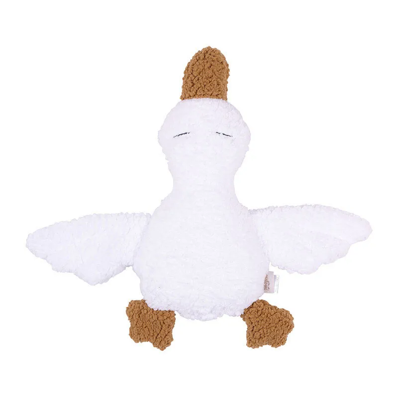Peluche Oie Naturel - 40x27x5cm-0