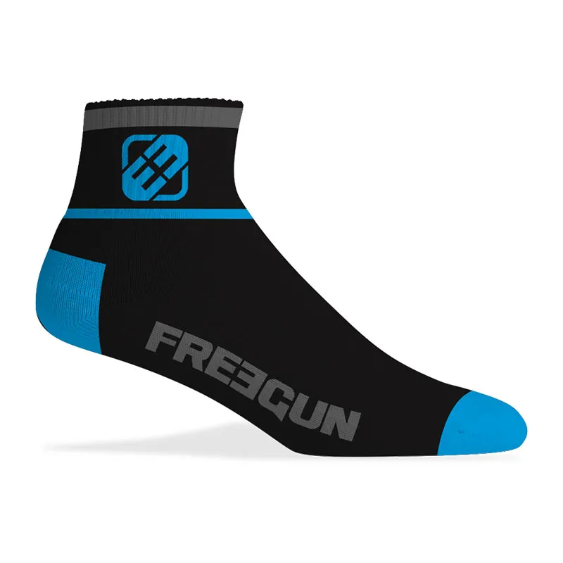 6 paires de socquettes Homme Logo - Noir/Gris/Blanc/Bleu-4