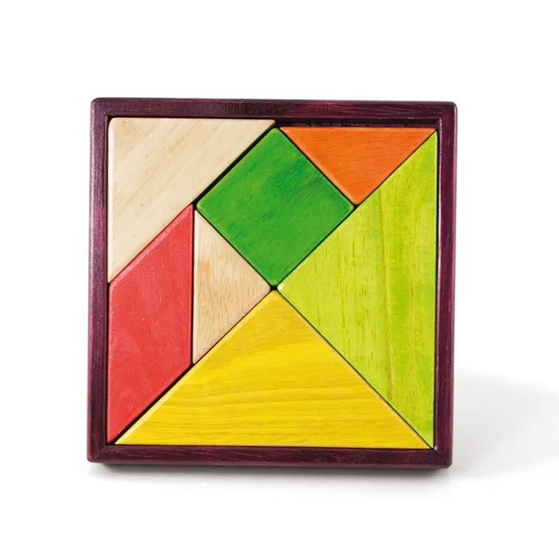 Tangram bois 18cm - 36m+-0