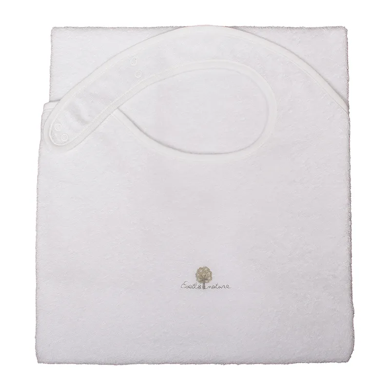 Tablier de bain Coton BIO Blanc - 70x100cm-1