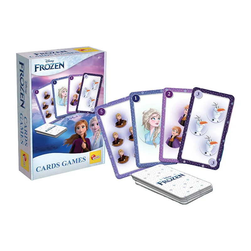 Jeu de cartes Géant La Reine des Neiges - 4+-4