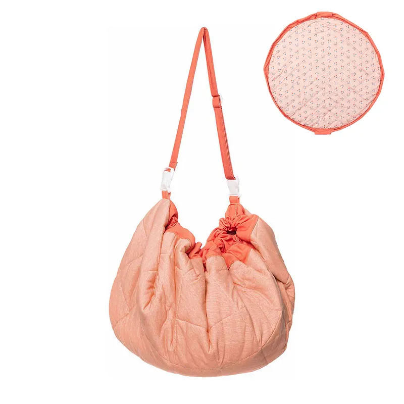Sac à jouets/Tapis d'éveil 3en1 Animaux - ø120cm-0