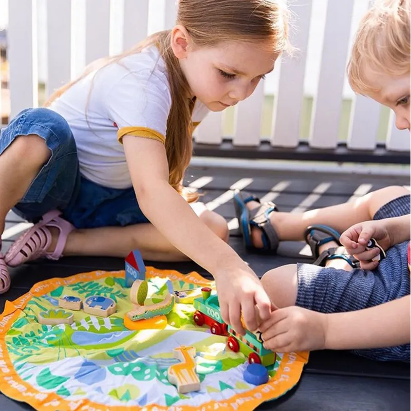 Parc Safari avec sac de rangement 16pcs - 36m+-1