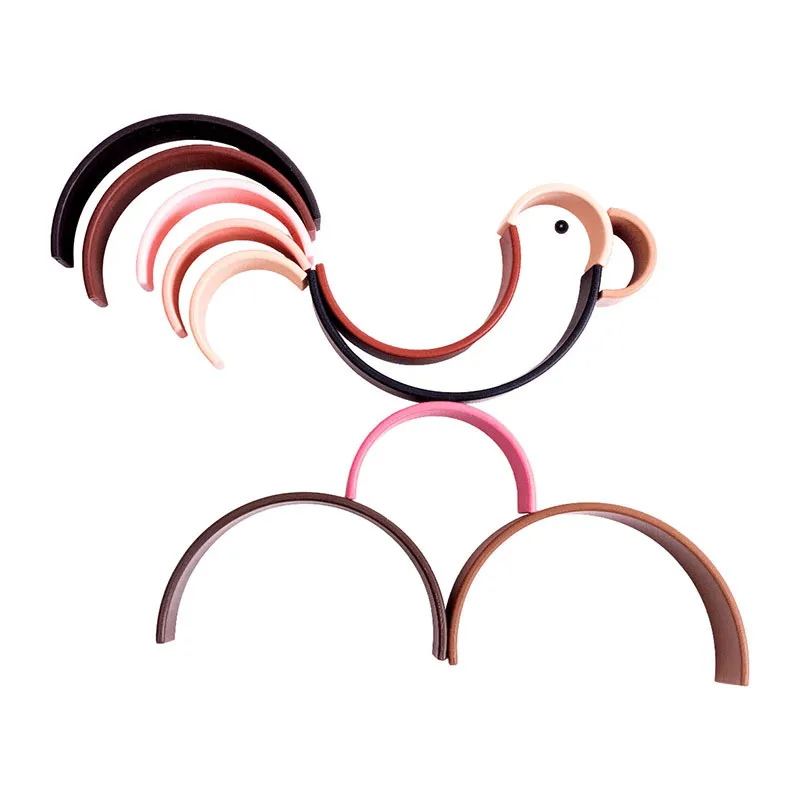 Jouet Silicone Grand arc-en-ciel Diversity - 0m+-5