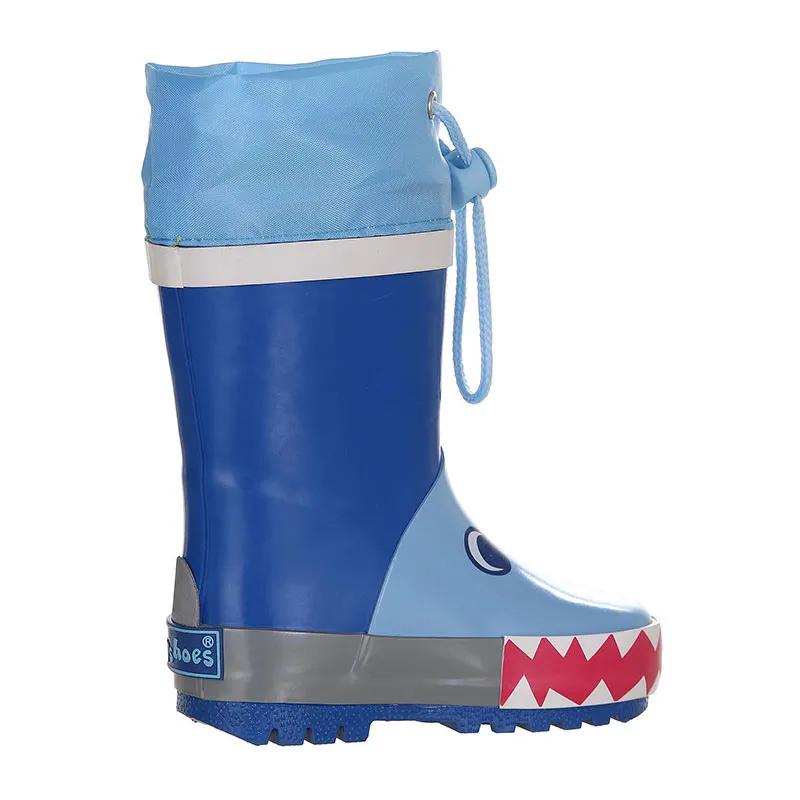 Bottes de pluie hautes Requin - Bleu-2