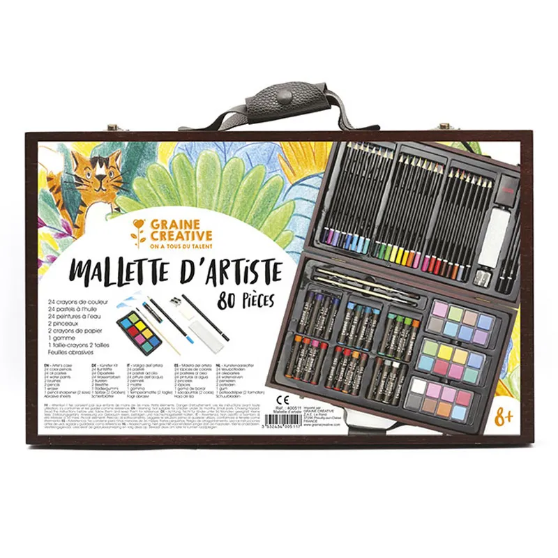 Malette d'artiste 80pcs - 8+-0