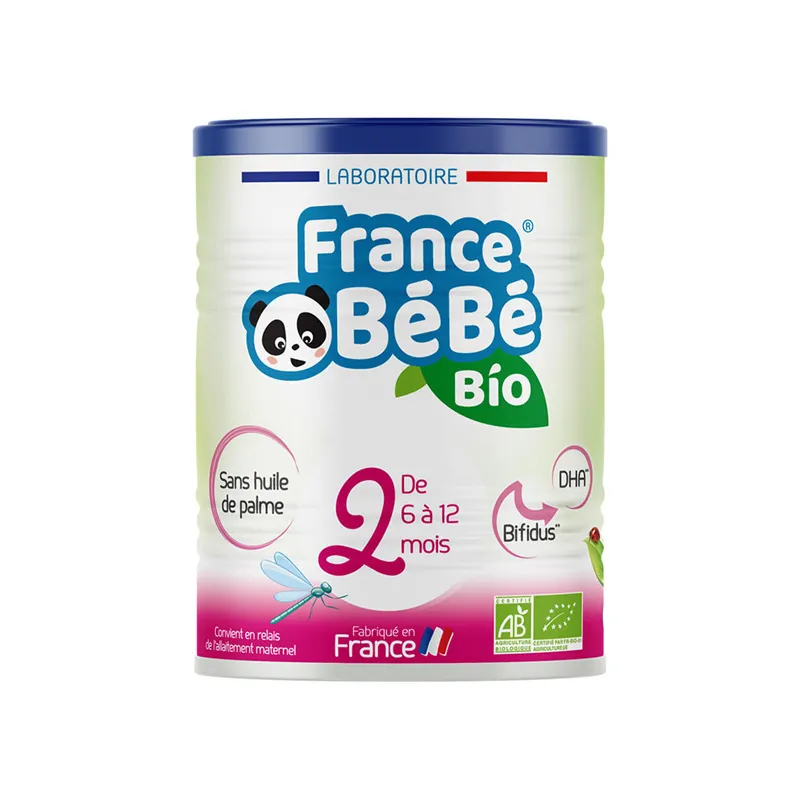 400g Boîte Lait en poudre BIO 2ème Âge - 6-12m-0