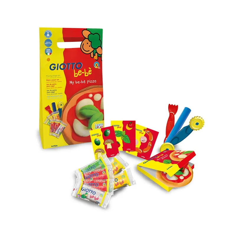 Kit pâte à jouer Pizza Be-bè - 600g-0