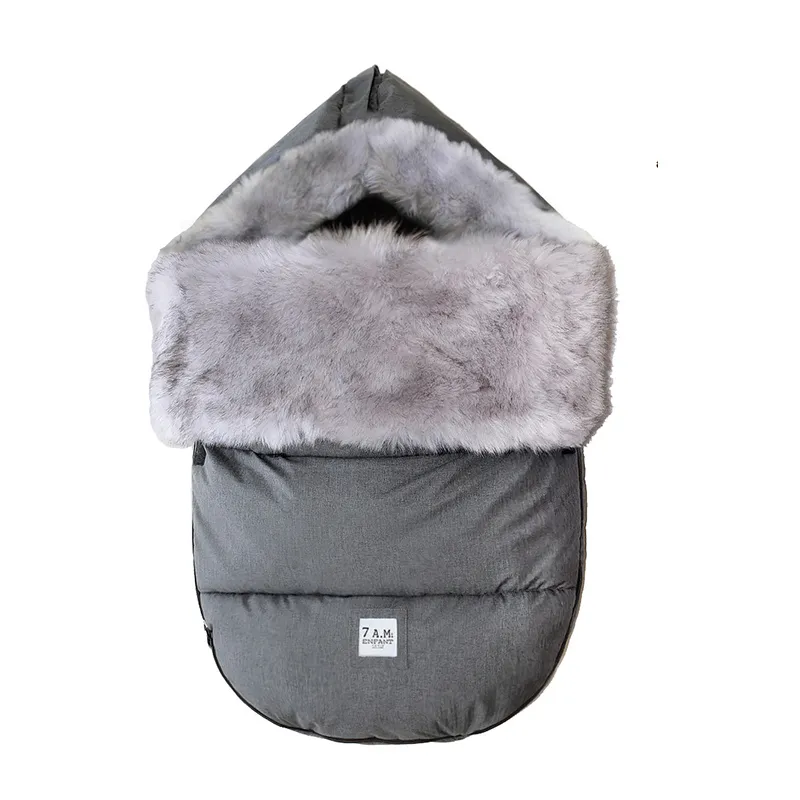 Chancelière Hiver PlushPOD Heather Dark Grey M/L - 18m+-2