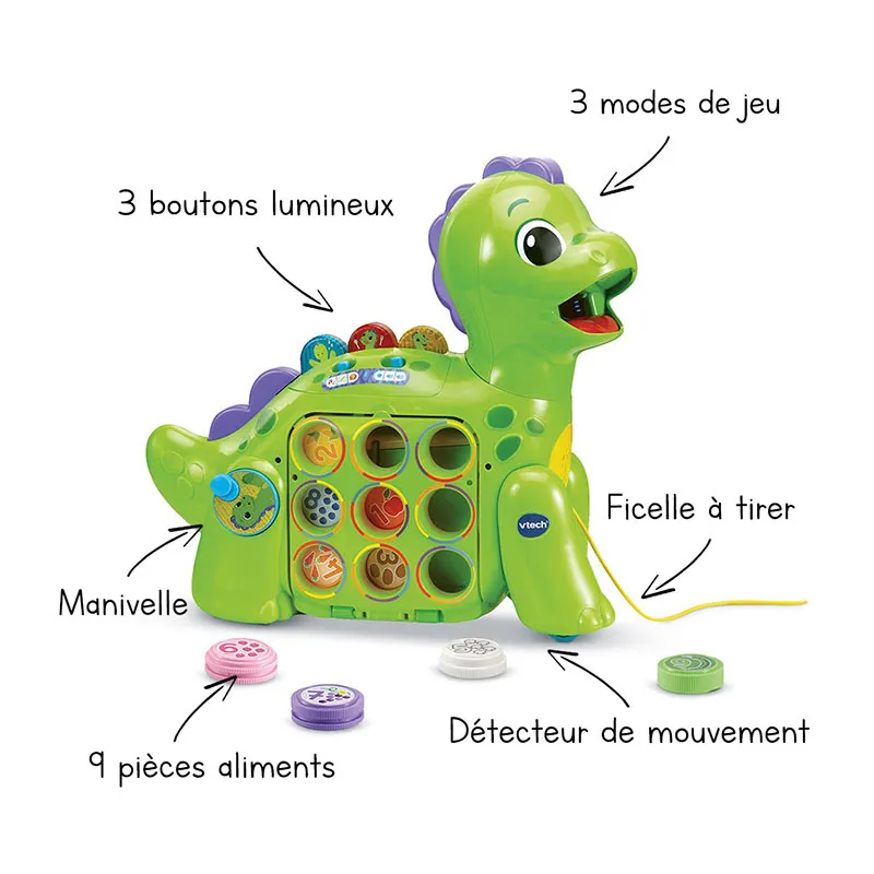 Mon Dino apprenti glouton - 18m+-8