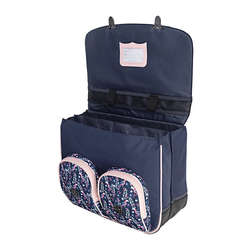 Cartable 38 cm Les Fantaisies Assya - Bleu-2