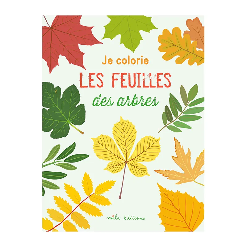 Je colorie les feuilles des arbres - 4+-0