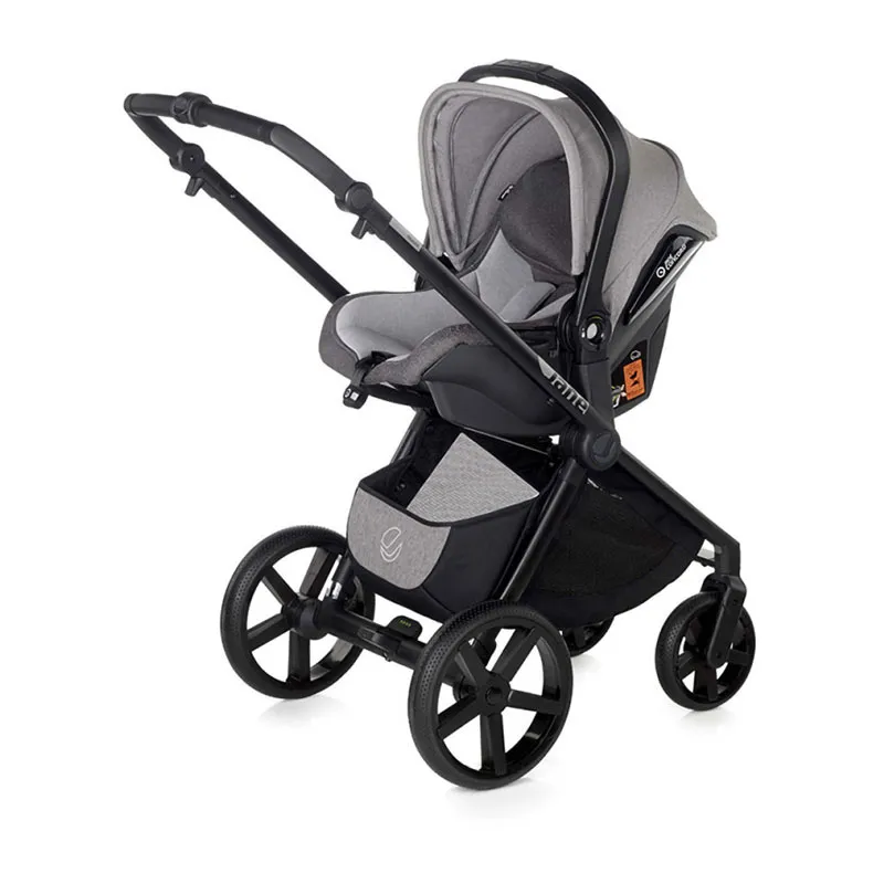 Trio Poussette Muum Pro 2 + Siège-auto koos I-Size/Ceinturé + Nacelle Micro Dim Grey - 0m+-4