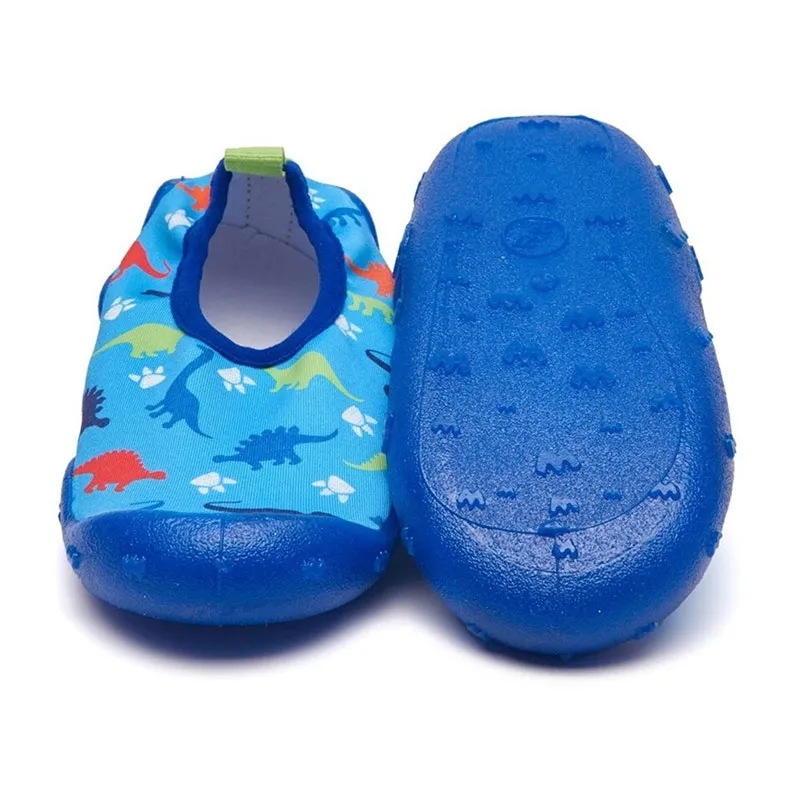 Chaussons de bain antidèr. Dinos - Bleu-2