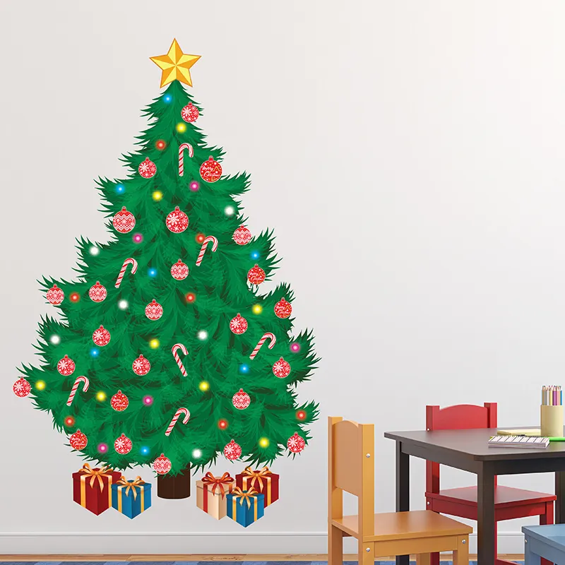 Stickers - Sapin de Noël traditionnel-1