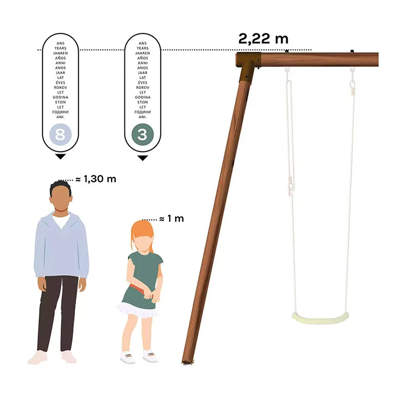 Portique 3 agrès Arthur - 36m+-9