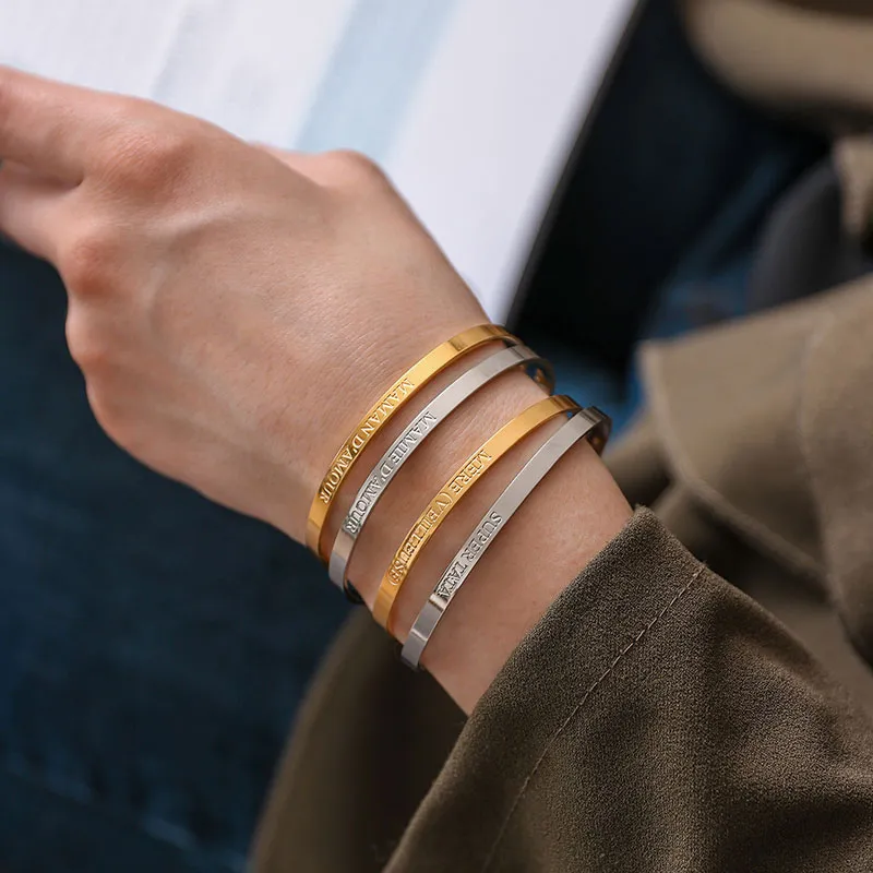 Bracelet Maman d'amour - Argent-4