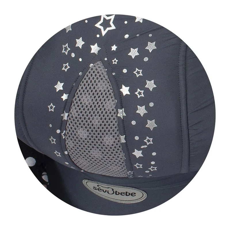 Porte-bébé Carrier Étoile Gris/Blanc - 0m+-2