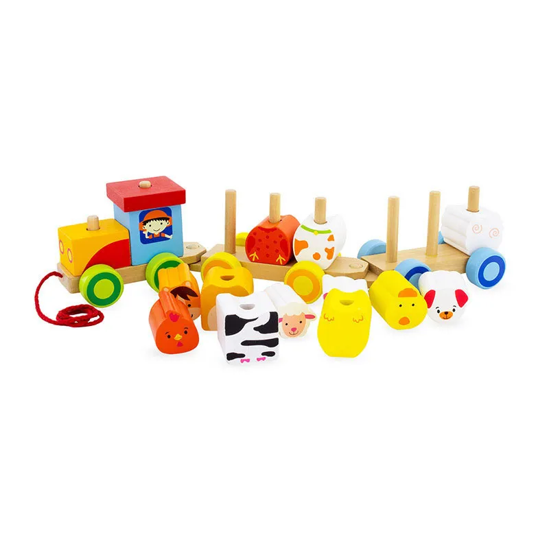 Petit train des Animaux à tirer - 12m+-1
