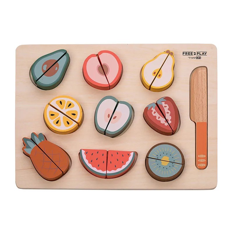 Fruits sur plateau Bois - 18m+-1