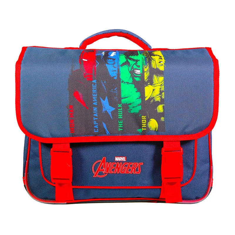 Cartable Avengers Bleu - 38x34cm-0