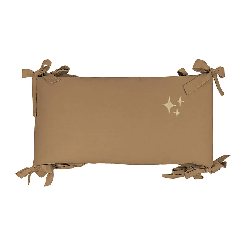 Tour de lit Coton Camel - 210cm-0