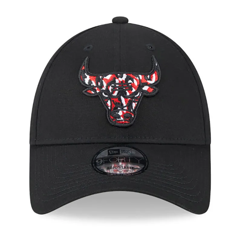 Casquette 9Forty Chicago Bulls Seasonal Adulte - Noir-1