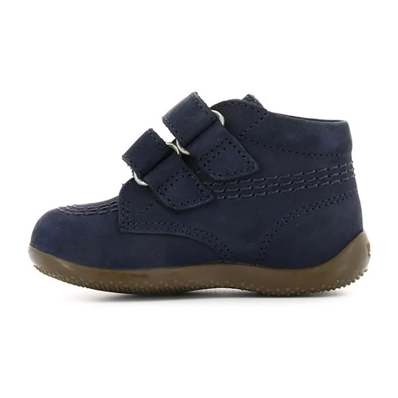 Bottillons Billy Velk Nubuck - Marine-3