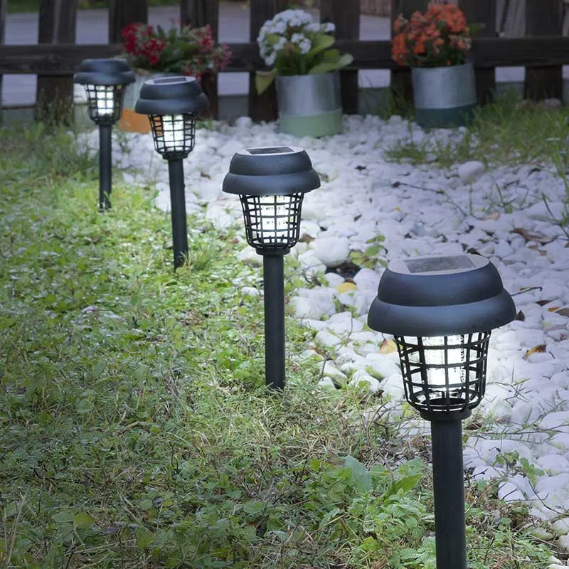 Lampe de jardin solaire Anti-moustiques - Ø9,5x34,5cm-0