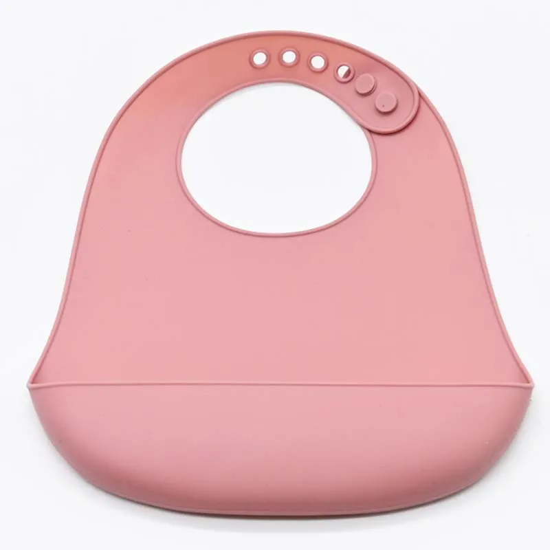 2 Bavoirs silicone avec récupérateur-0