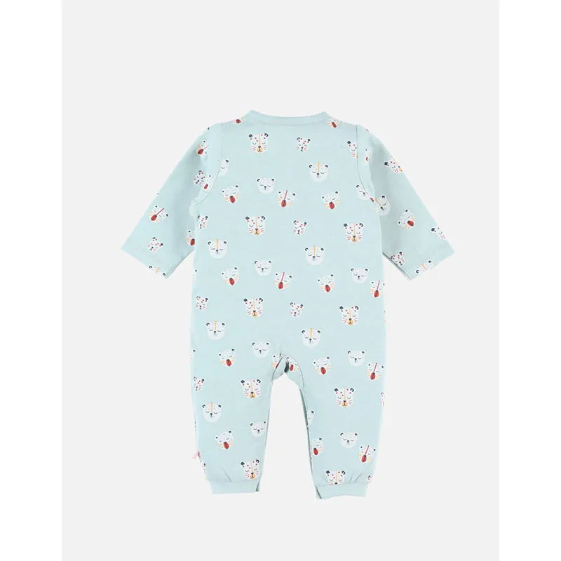 Dors-bien sans pieds Tigre - Bleu-1