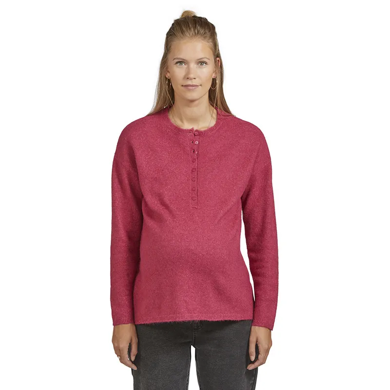 Pull de grossesse/allait Tunisien - Fuchsia-1