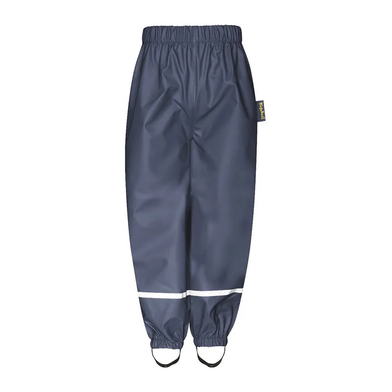 Pantalon doublure molleton Basic - Marine-0