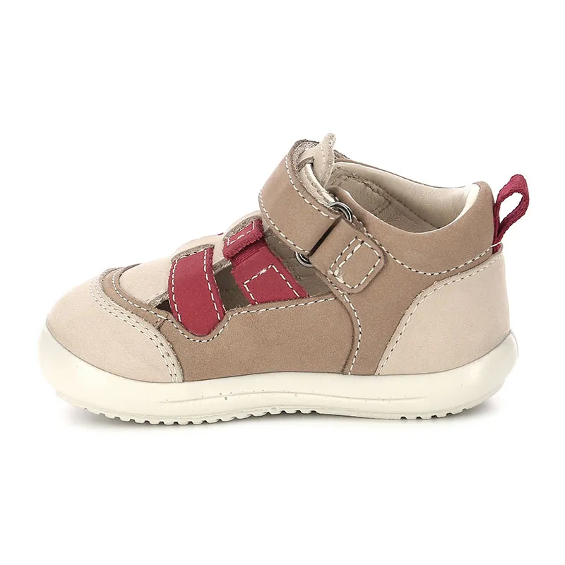 Sandales Klony - Beige/Rouge-1