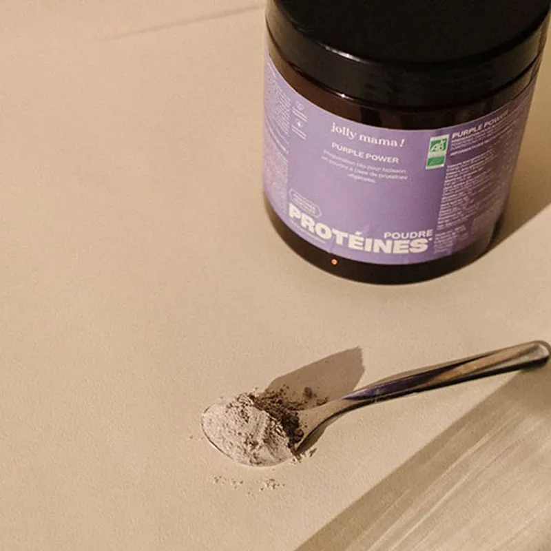 Poudre Protéines Végétales BIO Purple Power - 30 doses/264g-2