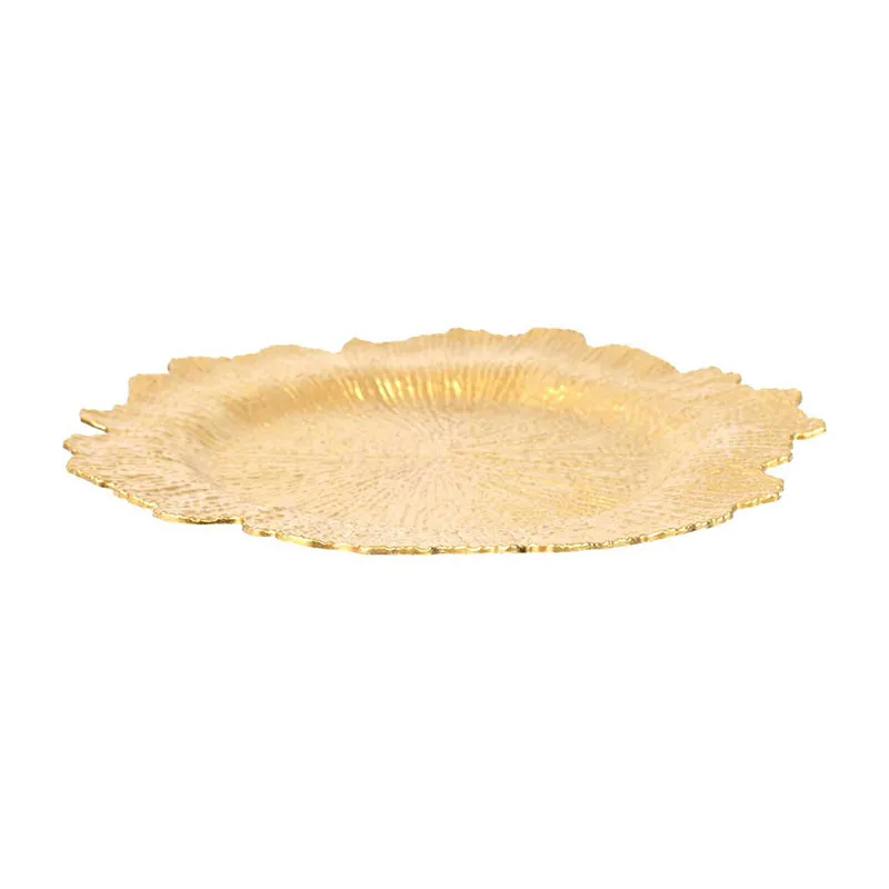 4 Dessous d'assiette Doré Aléat. - ø33cm-2