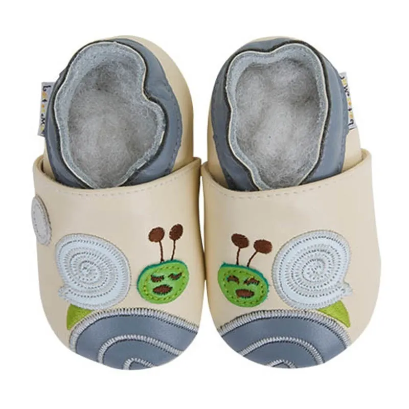 Chaussons en cuir Escargot-1