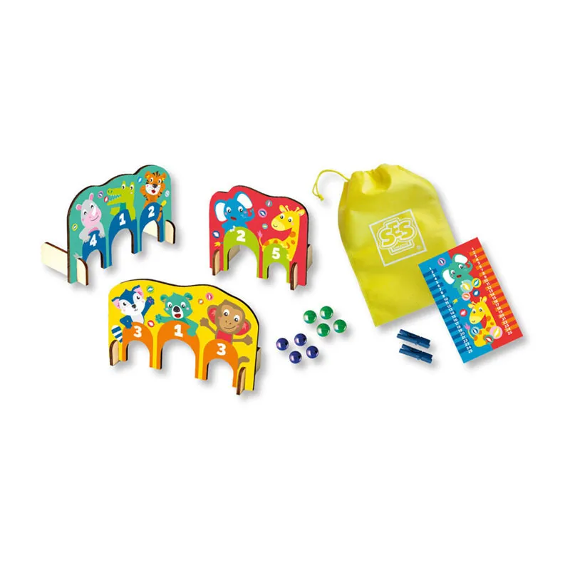Jeu de billes Arceaux en bois 15pcs - 36m+-1