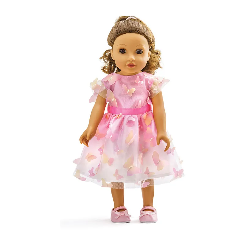 Robe Miss Papillon - Poupée 28-35/35-45cm-1