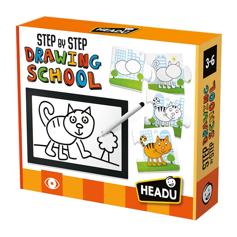 Kit créatif Apprendre à dessiner 12pcs - 36m+-0