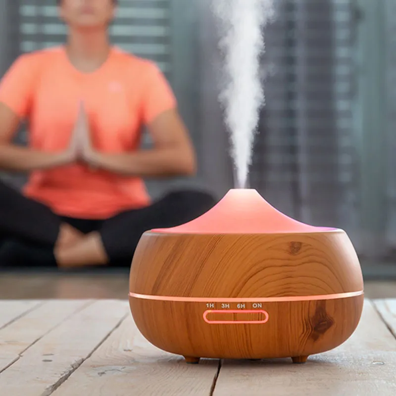 Humidificateur-diffuseur Wood effect - 16x12cm-1