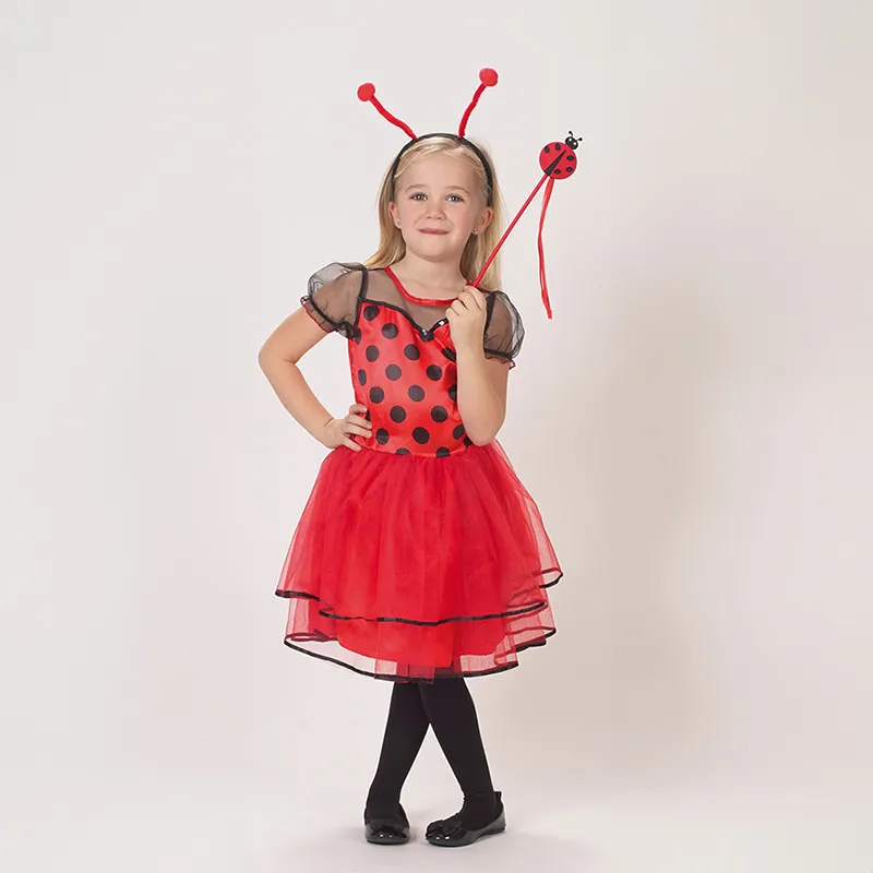 Déguisement Coccinelle + Baguette & Serre-tête - 3-4+-0