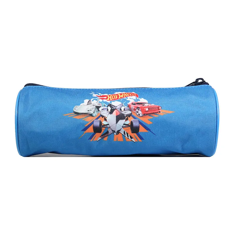 Trousse ronde Hot Wheels Bleu - 22x7cm-3