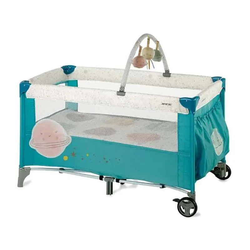 Lit parapluie 2 niveaux + Jouets - Cosmos-0